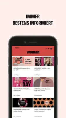 WOMAN android App screenshot 0